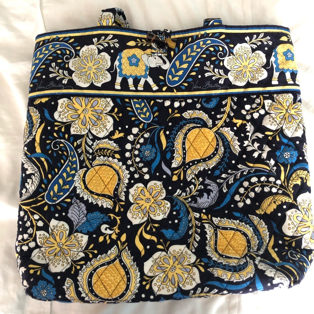 Vera Bradley tote bag in Ellie Blue